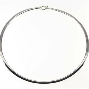 美品 ジョージジェンセン チョーカー 410 M－L シルバー Georg Jensen DENMARKネックレス