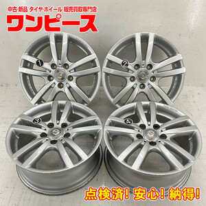 中古アルミホイール 4本セット 16×6.5J +50 5穴 PCD112 16インチ TOPY Team Sparco c1304