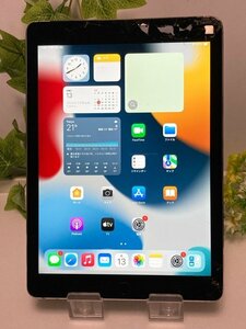 第2世代 Apple iPad Air 2 Wi-Fi+Cellular (au) 16GB MGGX2J/A 9.7インチ IOS13.7 ※液晶割れ 現状 ジャンク Y33