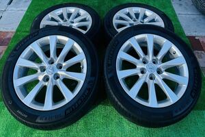 ★18インチレクサス純正アルミ ホイール18x7.5J PCD 120 +32 5H ★ MICHELIN 235/50R18 ラジアルタイヤ4本★