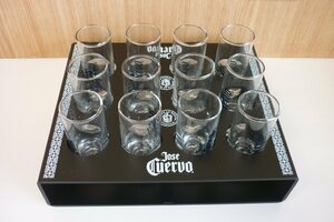 ☆【未使用】クエルボ　Cuervo　ショットグラス　24本　トレーセット　非売品