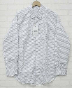 4T4729■未使用品 エンジニアードガーメンツ Short Collar Shirt Seahorse Print Engineered Garments ショートカラーシャツ
