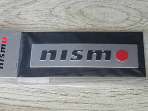 nismo ニスモ 旧ロゴ 1997 エンボス メタル プレート 限定品 希少 ロゴ ステッカー 日本製 NISSAN GT-R 日産純正 新品