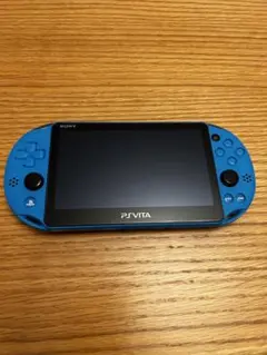 PS Vita 本体 サファイアブルー Wi-Fiモデル(ケース付き)