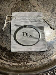 Christian Dior クリスチャン ディオール ヴィンテージ SILVER 925 バングル ブレスレット 希少 傷有り保存袋付属