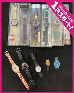 【6YGシャ04010F】★1円スタート★腕時計★swatch★スウォッチ★メンズ★レディース★まとめ★中古品★動作未確認★11点セット