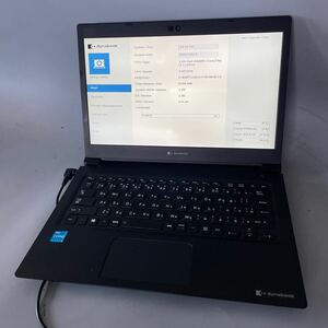 JXJK4083【ジャンク】TOSHIBA dynabook S73/HS /Core i3-1115G4 3.0GHz /メモリ 8GB/sSD 128GB /動作未確認／BIOS確認済