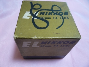  ★　ニコン NIKON EL NIKKOR 50mm F4 引伸ばし用レンズ　中古品 　★