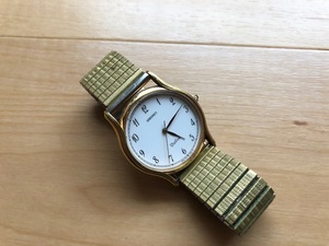 良好 希少 レア ヴィンテージ SEIKO セイコー DOLCE SGP 30 ゴールド 7741-6030 ホワイト文字盤 クオーツ メンズ 腕時計