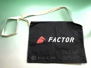 新品 FACTOR BLACK INC サコッシュ ファクター 1015R2304/230