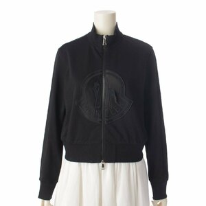 【モンクレール】Moncler 18年 MAGLIA CARDIGAN ロゴ ブルゾン ジャケット ブラック XS 【中古】193903