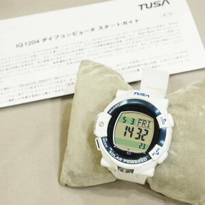 【即決保証付/耐圧検査済】TUSA IQ1204 DCソーラー リンク ソーラー充電 ダイブコンピューター