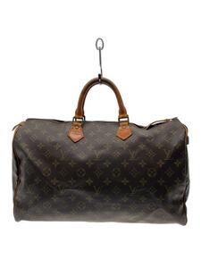 LOUIS VUITTON◆1)スピーディ40_モノグラム・キャンバス_BRW/PVC/BRW