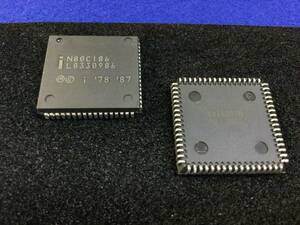 N80C186【即決即送】インテル　16-Bit マイコン [AZ/281069] Intel 16-Bit Micro Controller ２個セット