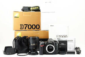 3317 【美品】 Nikon D7000 Digital SLR Camera + 18-200mm VR Lens Kit ニコン デジタル一眼レフカメラ AFズームレンズ 0211