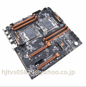 HUANANZHI X99-8D4 マザーボード Intel C612 LGA 2011-V3 E-ATX メモリ最大256G対応 保証あり　