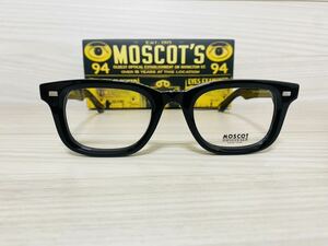 MOSCOT モスコット★メガネフレーム★KLUTZ★伊達眼鏡 ウェリントン スクエア 黒縁★未使用 美品★