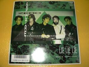 【EPレコード】ZEROSPECTRE / ゼロスペクター「 LIE LIE LIE 」