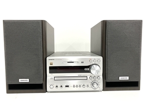 【動作保証】 ONKYO オンキョー X-NFR7FX CD ミニコンポ スピーカー 2018年製 音響機材 オーディオ 中古 B8759269