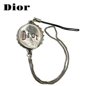 希少 Christian Dior クリスチャンディオール　ストラップ 便蓋 Diorロゴ シルバー