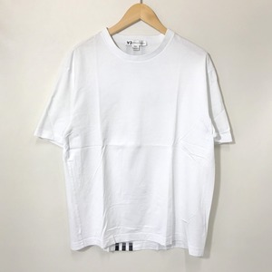 Y-3 YOHJI YAMAMOTO Signature Graphic Tee Tシャツ 半袖 プリント カットソー カジュアル メンズ Mサイズ ホワイト Y-3 トップス A10142◆