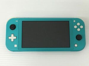 K18-815-0429-049【ジャンク】Nintendo Switch Lite(ニンテンドースイッチ ライト) MOD.HDH-001 ターコイズ 本体のみ ※通電確認済み