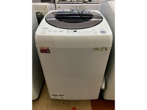 ■●【店頭引取のみ】中古品 SHARP ES-GV8G-S 洗濯乾燥機 洗濯8kg シルバー系 2023年製