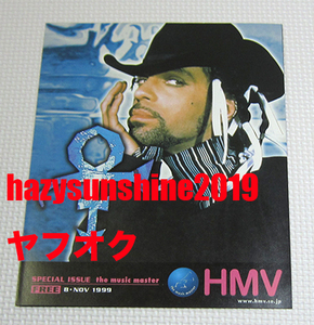 プリンス PRINCE HMV JAPAN PROMO FLYER チラシ NOV. 1999 RAVE UN2 THE JOY FANTASTIC