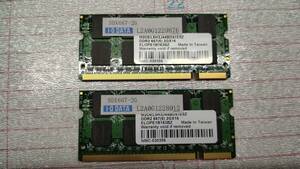 (中古)PC2-5300(DDR2-667)対応メモリモジュール SDX667-2GX2