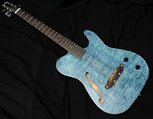 SCHECTER OL-FL-P SSTB シェクター 薄胴 アコースティックギター Fホール エレアコ テレキャスターシェイプ サテンシースルーブルー