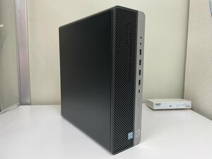 【BIOS起動確認済み／中古】EliteDesk 800 G4 SFF（Core i7-8700, RAM 8GB, SSD/HDD無し[OS無し]）★本体＋ACケーブル●筐体に凹みあり　④