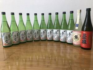 人気日本酒720ml 12本セット　出羽桜　繁桝　三千盛