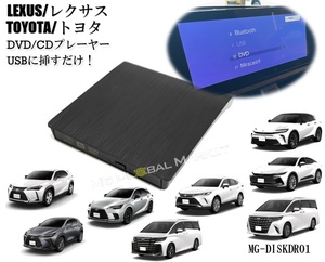 DVD/CDプレイヤー 純正ディスプレイオーディオ用　レクサストヨタ 車載用 TOYOTA LEXUS　アルファード ハリアー クラウン プリウス等