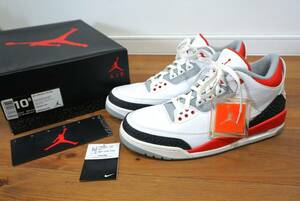 NIKE AIR JORDAN 3 RETRO 10.5 28.5cm 136064-120