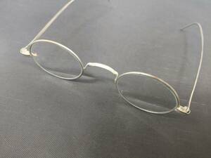 ◆◇A104【未使用】アンティーク戦前大正ロマン　シニア・老眼鏡　少し小さい丸メガネ◇◆