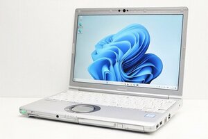 1円スタート ノートパソコン Windows11 Panasonic レッツノート CF-SV7 DVDマルチ 第8世代 Core i5 SSD256GB メモリ8GB Windows10 カメラ