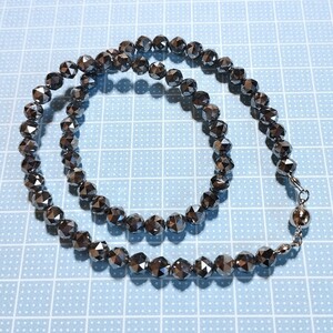 テラヘルツ 6mm スターカット マグネット留め ネックレス ステンレス