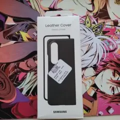 【開封品】Galaxy Z Fold4 Leather 純正 レザーカバー