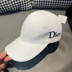 ディオール(Christian Dior) ベースボール キャップ 白