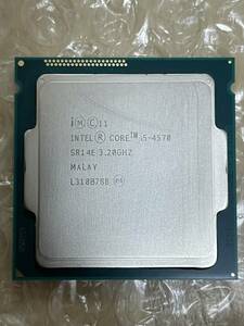 【送料無料】Intel Core i5 4570 SR14E 4C 3.2GHz 6MB 84W LGA1150 中古品　