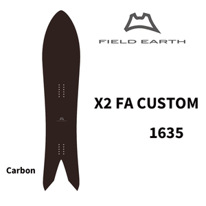 ☆最終値下☆ 10％OFF☆　23-24【 FIELD EARTH 】フィールドアース X2 FA CUSTOM 163 CARBON カーボン 正規販売店