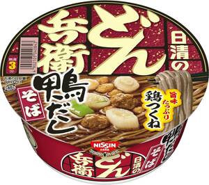 日清食品 日清のどん兵衛 鴨だしそば カップ麺 105g×12個