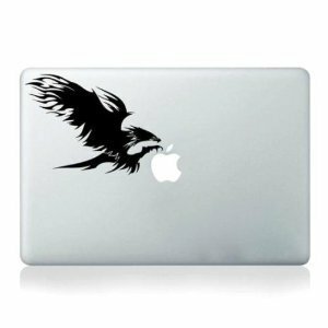 MacBook ステッカー シール Hawk (17インチ)