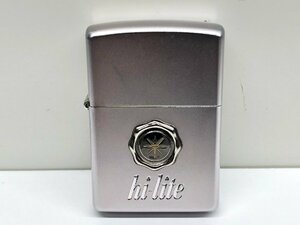 28【未使用】ハイライト　HI-LITE　ZIPPO　ジッポ　オイルライター　タバコ　喫煙具　本体のみ　火花確認済
