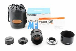 3093R659 タムロン Tamron SP 90mm F2.5 Macro 52BB マニュアルレンズ ニコン用 [動作確認済]