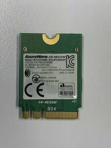 B376)AzureWave AW-NB165NF RTL8723BE/RTL8723BENF 無線LANカード 中古動作品