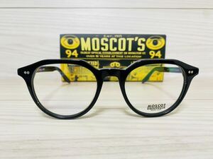 MOSCOT モスコット★メガネフレーム★KITZEL★伊達眼鏡 ウェリントン 黒縁 セルフレーム 未使用 美品