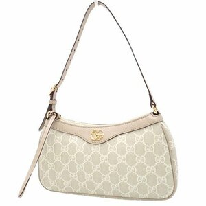 GUCCI(グッチ) オフィディア スモール ハンドバッグ GGスプリーム ベージュ ホワイト白 735145 UULBG 40802086899【中古】【アラモード】