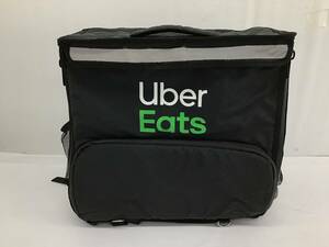 Uber Eats デリバリー バッグ かばん リュック 保温 保冷 配達 配達員 大容量 ロゴ 黒/ブラック 鞄 デイパック ウーバーイーツ