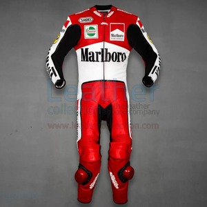 L 海外 送料込み 　高品質　マルボロ　Marlboro 　レーシングレザースーツ　MOTOGP サイズ各種　レプリカ　28